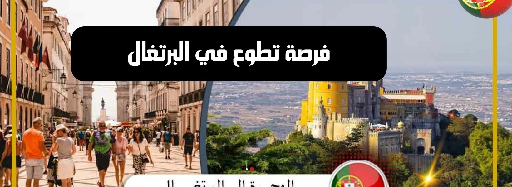 فرصة تطوع في البرتغال شاملة الفيزا و الاقامة وتذاكر الطيران